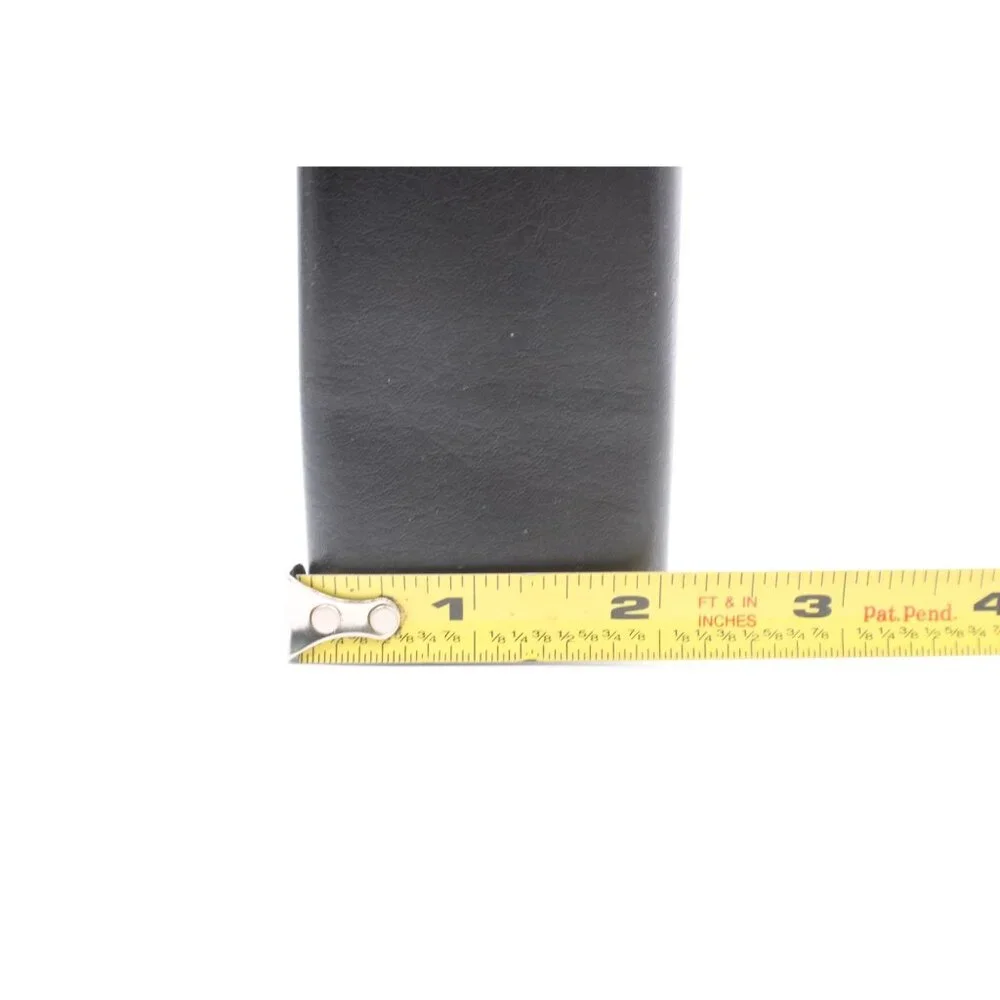 Franklin Quest Black Leather 7-Ring Day Planner Binder Organizer Office Vintage